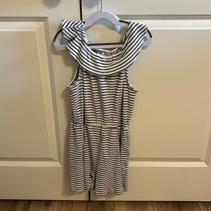 Black and white romper